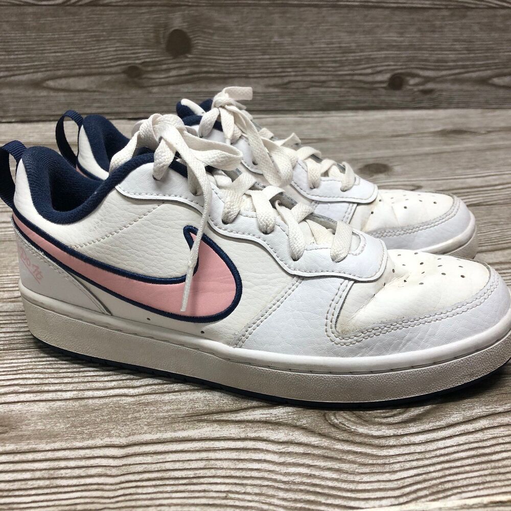 NIKE Court Borough Low 2 Se Casual Sneakers pink navy 6Y DB3090-100